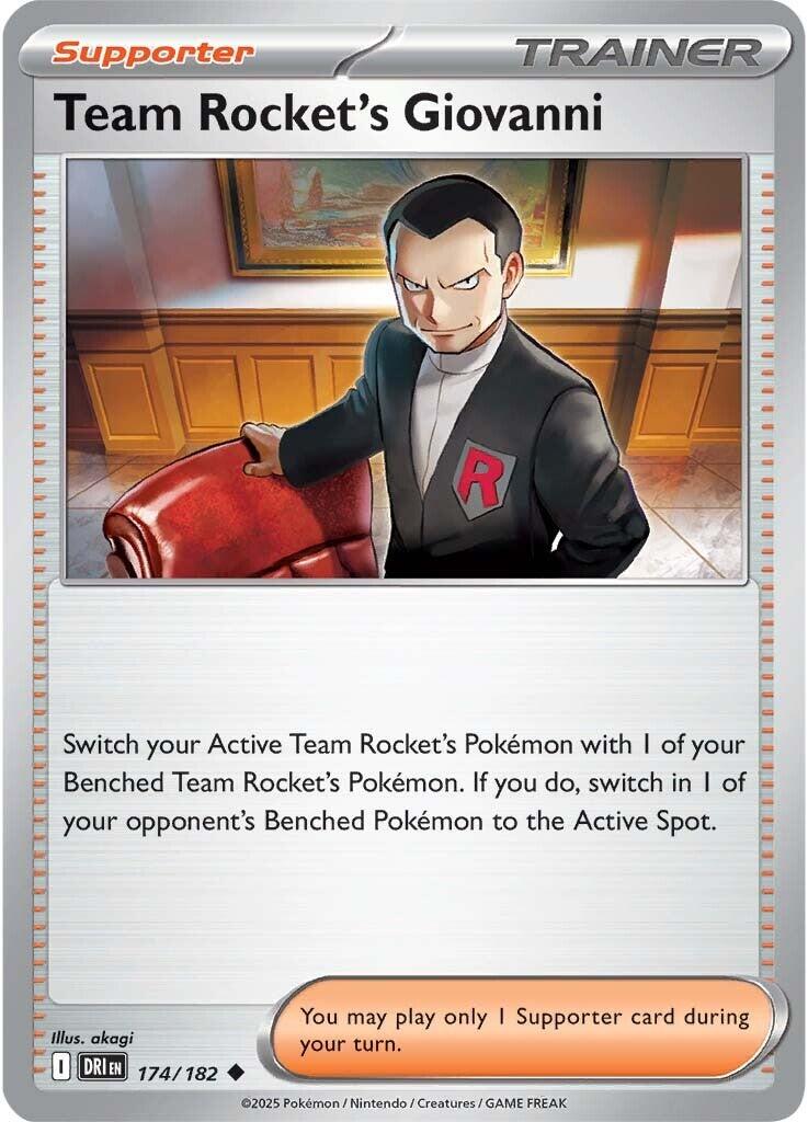 Team Rocket's Giovanni (174/182) [Scarlet & Violet: Destined Rivals] | Card Citadel
