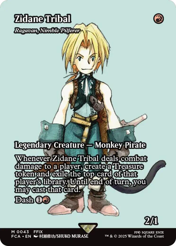Zidane Tribal - Ragavan, Nimble Pilferer (Showcase) [FINAL FANTASY : Through the Ages] | Card Citadel