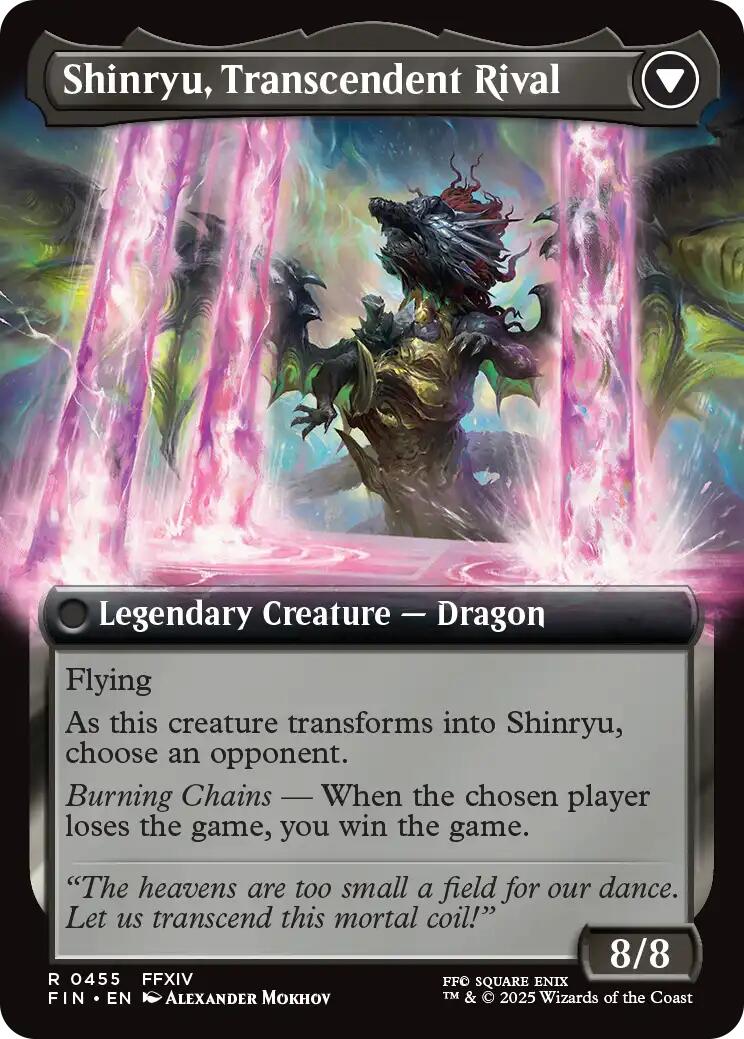Zenos yae Galvus // Shinryu, Transcendent Rival (Extended Art) [FINAL FANTASY] | Card Citadel