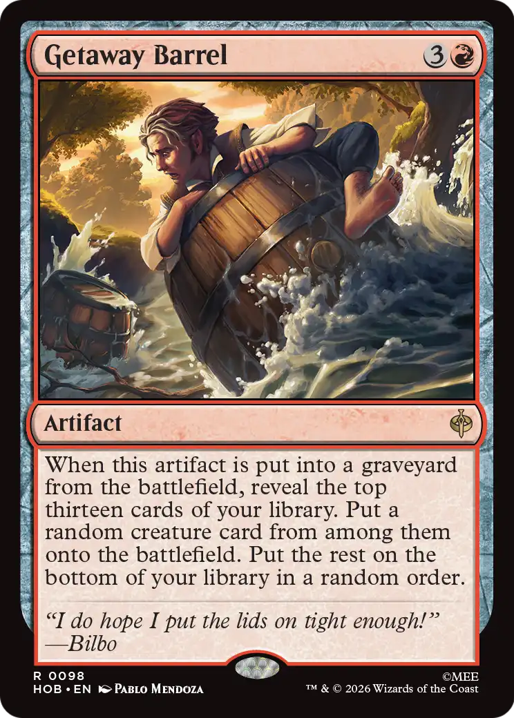 Getaway Barrel [The Hobbit] | Card Citadel