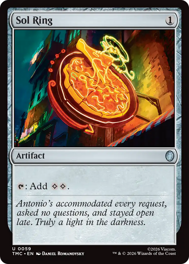 Sol Ring [Teenage Mutant Ninja Turtles Commander] | Card Citadel