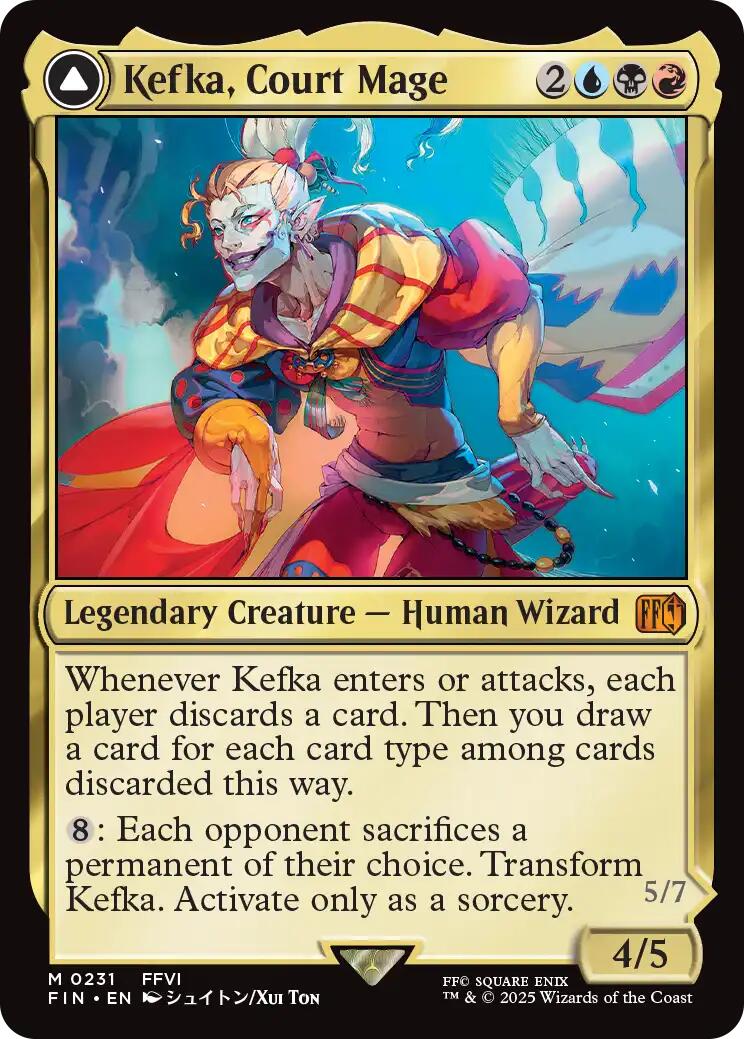 Kefka, Court Mage // Kefka, Ruler of Ruin [FINAL FANTASY] | Card Citadel