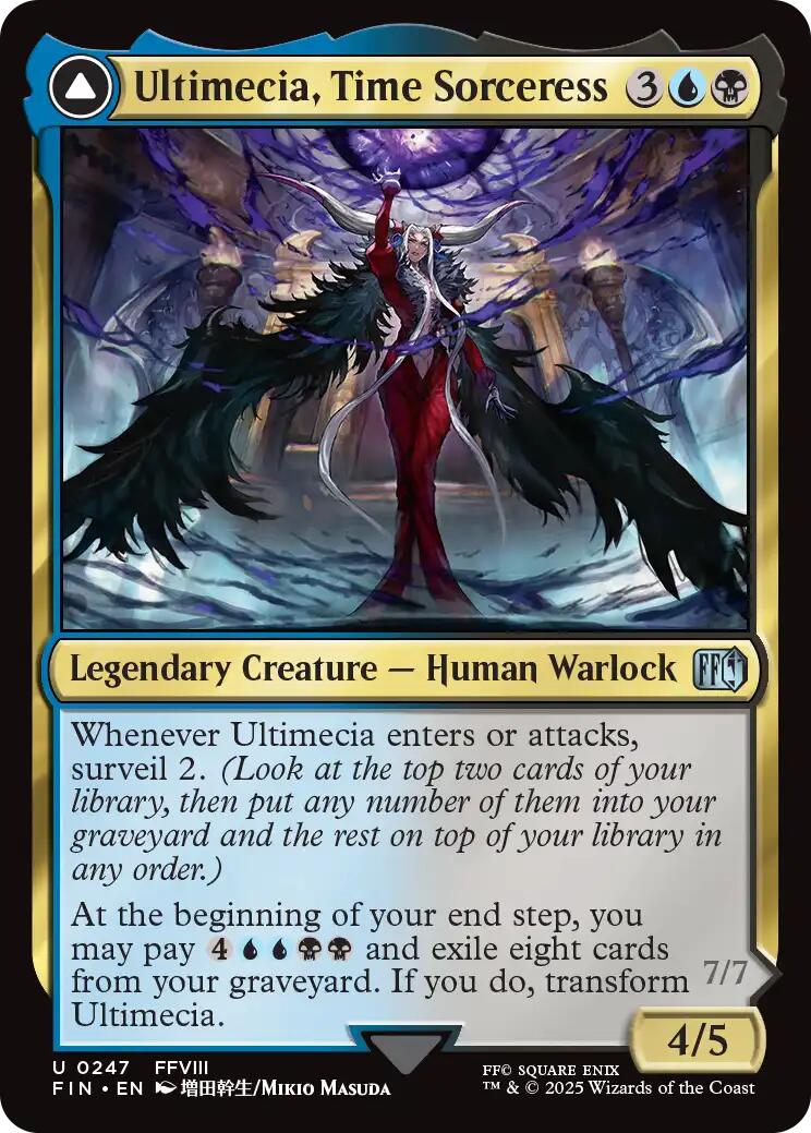 Ultimecia, Time Sorceress // Ultimecia, Omnipotent [FINAL FANTASY] | Card Citadel
