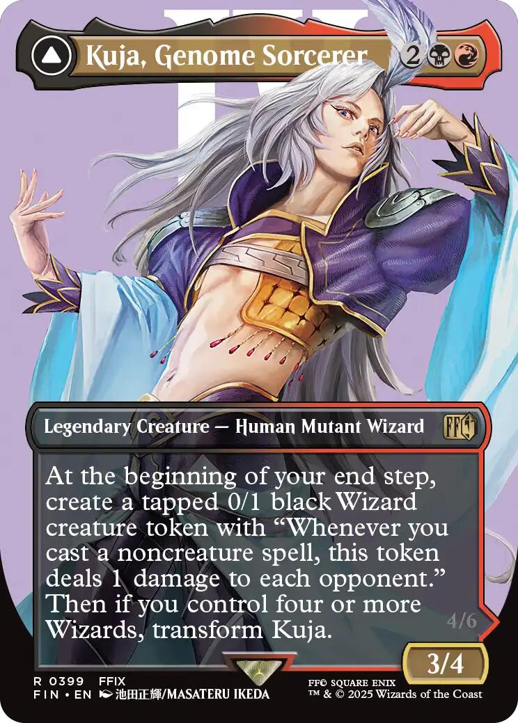 Kuja, Genome Sorcerer // Trance Kuja, Fate Defied (Borderless) [FINAL FANTASY] | Card Citadel
