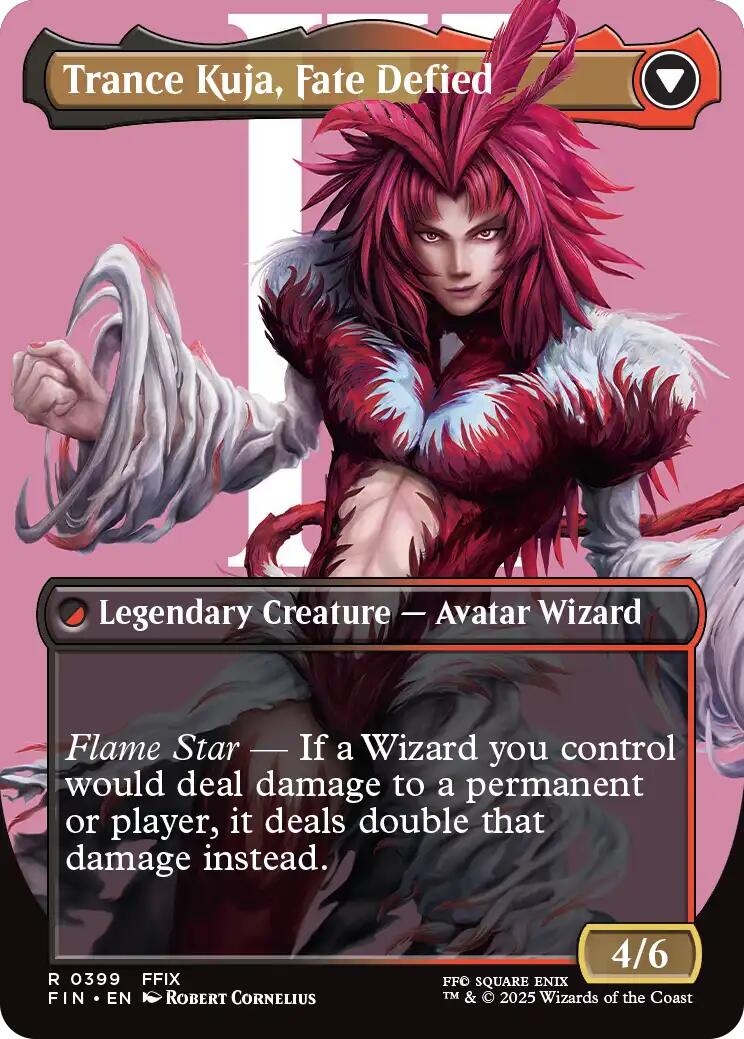 Kuja, Genome Sorcerer // Trance Kuja, Fate Defied (Borderless) [FINAL FANTASY] | Card Citadel