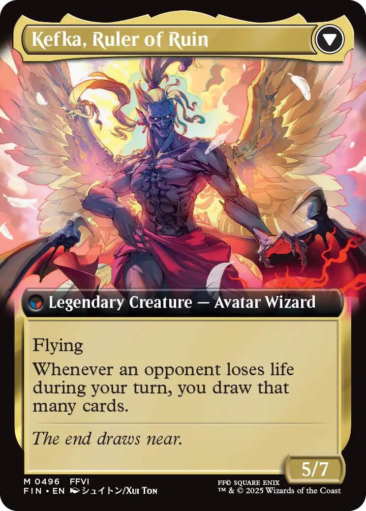 Kefka, Court Mage // Kefka, Ruler of Ruin (Extended Art) [FINAL FANTASY] | Card Citadel