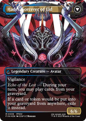 Emet-Selch, Unsundered // Hades, Sorcerer of Eld (Borderless) (Surge Foil) [FINAL FANTASY] | Card Citadel