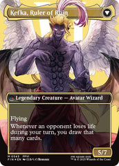 Kefka, Court Mage // Kefka, Ruler of Ruin (Borderless) (Surge Foil) [FINAL FANTASY] | Card Citadel