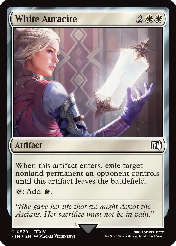 White Auracite (Surge Foil) [FINAL FANTASY] | Card Citadel