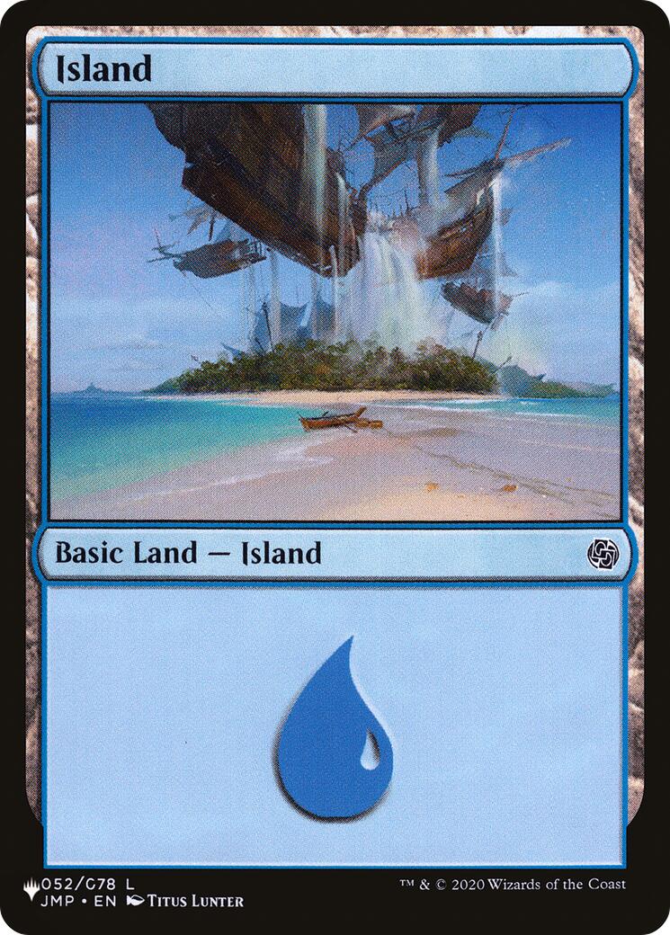 Island (052) (JMP) [The List] | Card Citadel
