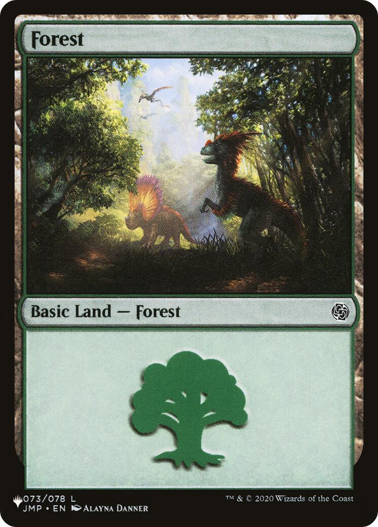 Forest (073) (JMP) [The List] | Card Citadel
