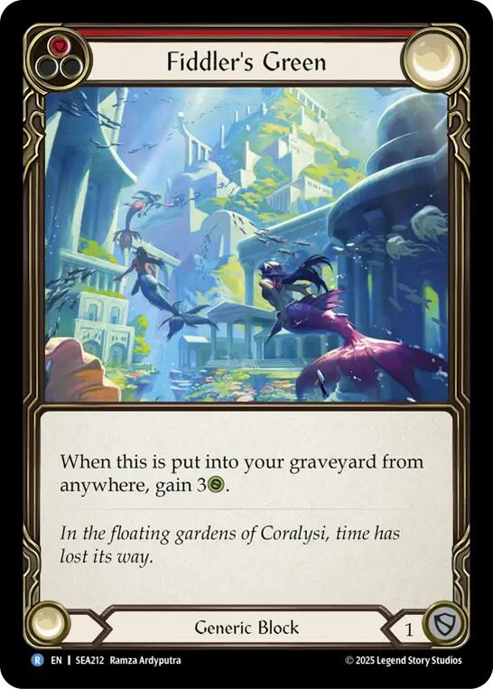 Fiddler's Green (Red) [SEA212] (High Seas)  Rainbow Foil | Card Citadel