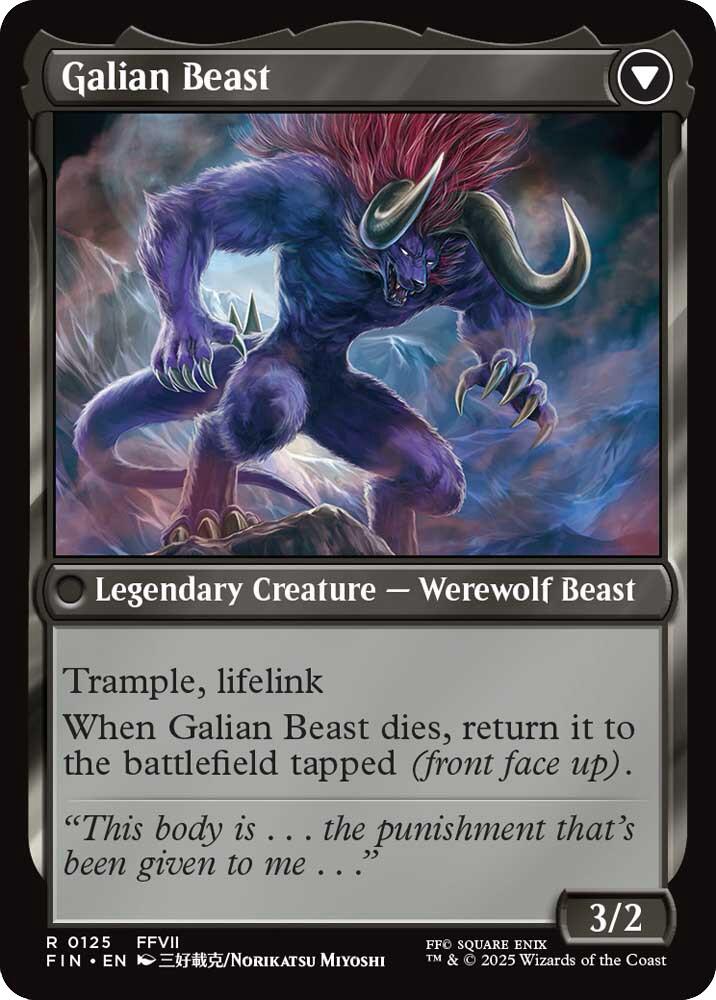 Vincent Valentine // Galian Beast [FINAL FANTASY] | Card Citadel