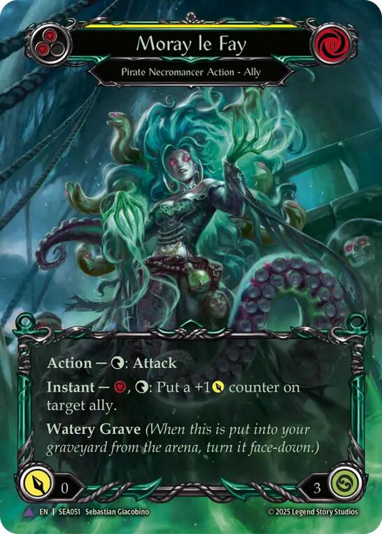 Moray le Fay (Marvel) [SEA051] (High Seas)  Cold Foil | Card Citadel