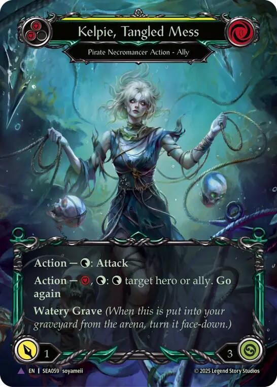 Kelpie, Tangled Mess (Marvel) [SEA059] (High Seas)  Cold Foil | Card Citadel