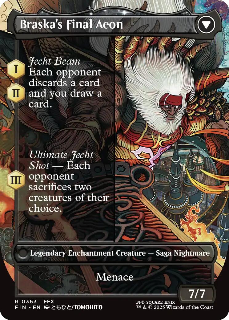 Jecht, Reluctant Guardian // Braska's Final Aeon (Borderless) [FINAL FANTASY] | Card Citadel