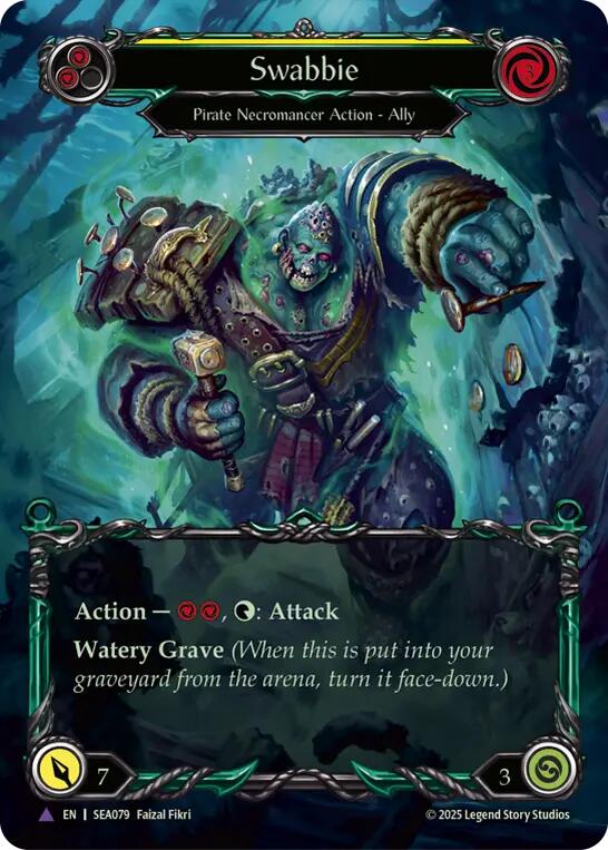 Swabbie (Marvel) [SEA079] (High Seas)  Cold Foil | Card Citadel