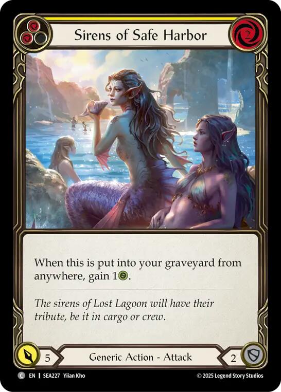 Sirens of Safe Harbor (Yellow) [SEA227] (High Seas) | Card Citadel