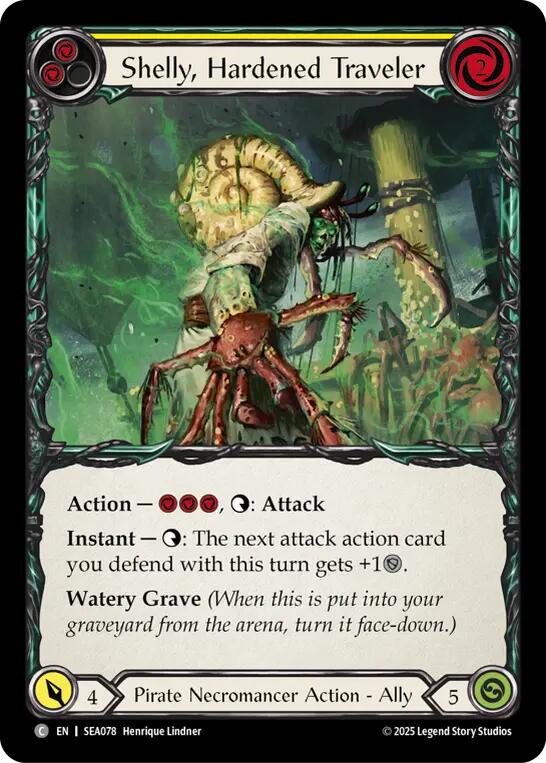 Shelly, Hardened Traveler [SEA078] (High Seas) | Card Citadel
