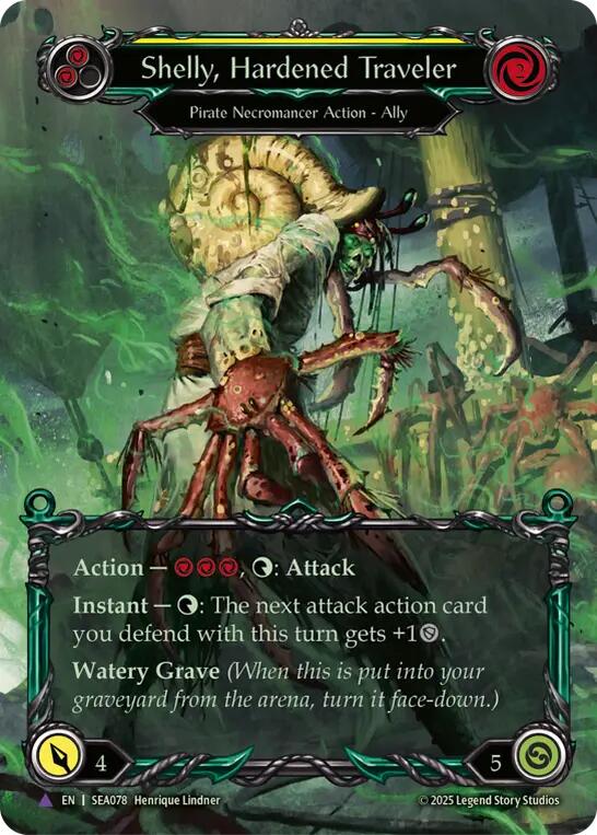 Shelly, Hardened Traveler (Marvel) [SEA078] (High Seas)  Cold Foil | Card Citadel