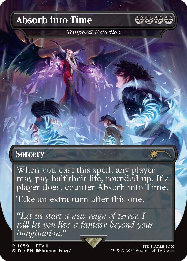 Absorb into Time - Temporal Extortion [Secret Lair Drop Series] | Card Citadel