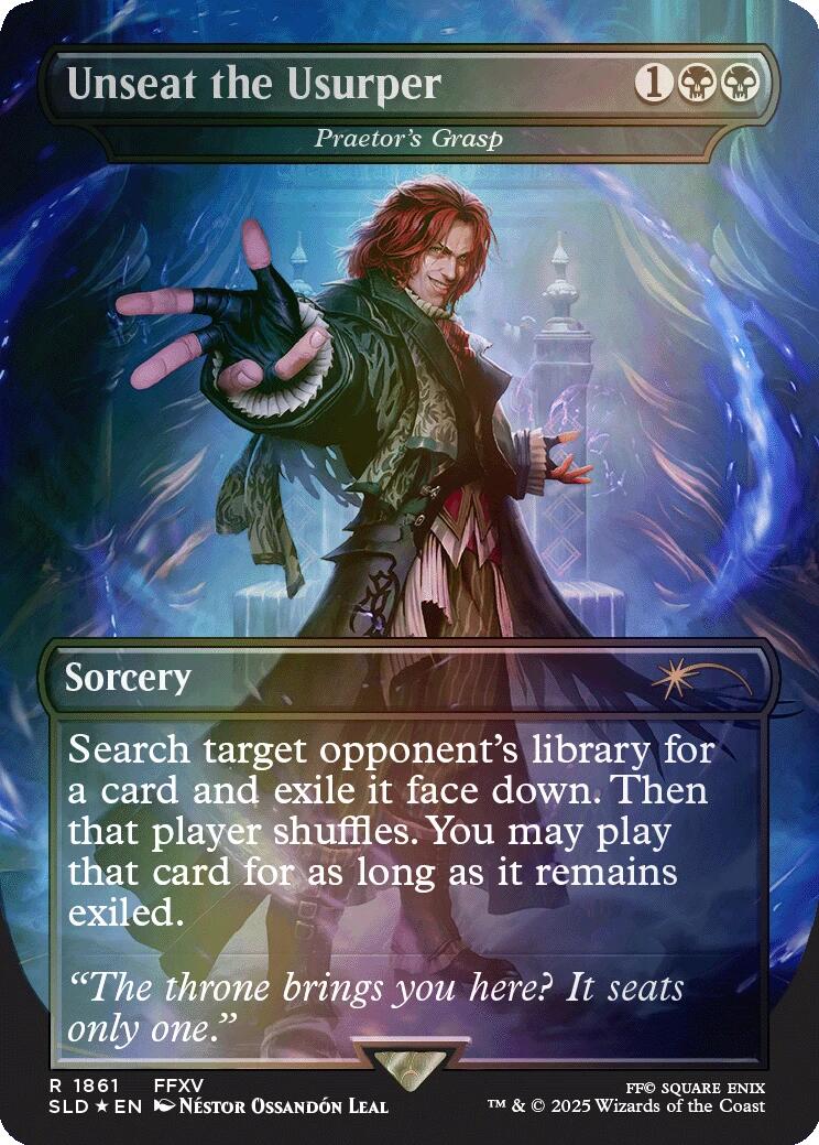 Unseat the Usurper - Praetor's Grasp (Rainbow Foil) [Secret Lair Drop Series] | Card Citadel