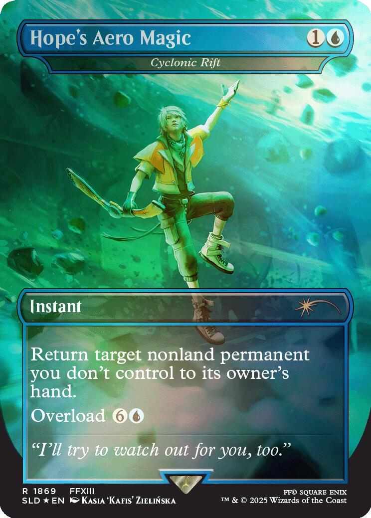 Hope's Aero Magic - Cyclonic Rift (Rainbow Foil) [Secret Lair Drop Series] | Card Citadel