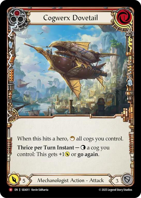Cogwerx Dovetail [SEA011] (High Seas)  Rainbow Foil | Card Citadel