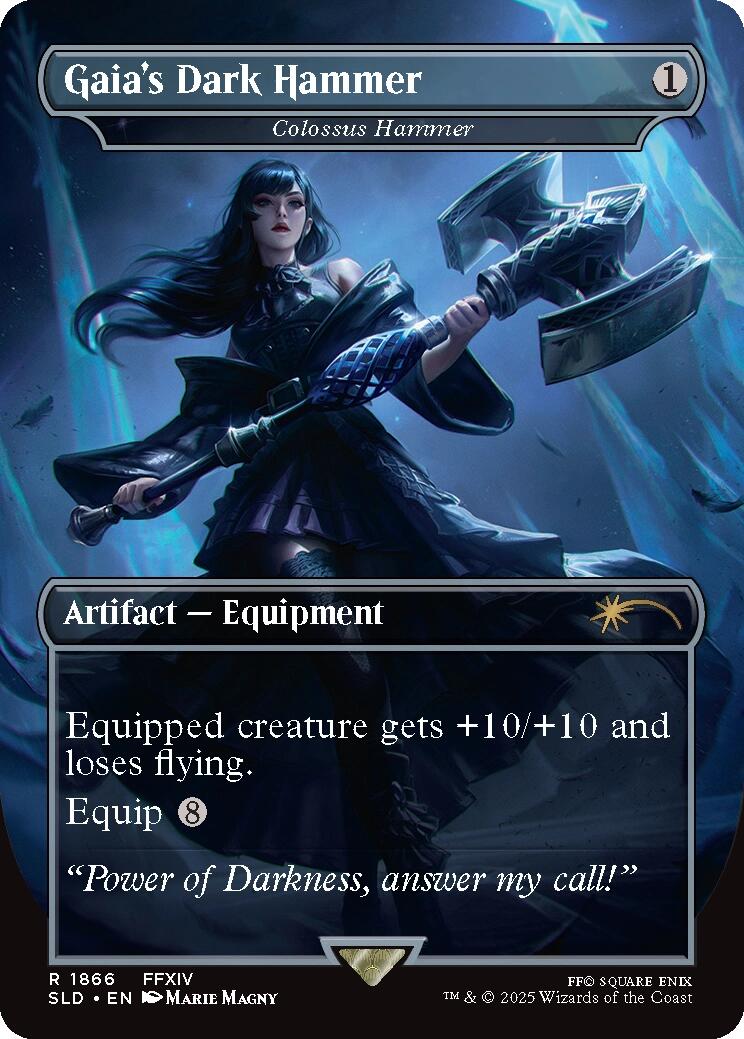 Gaia's Dark Hammer - Colossus Hammer [Secret Lair Drop Series] | Card Citadel