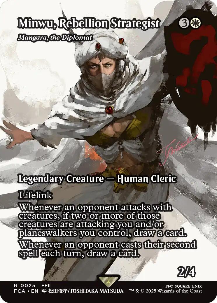 Minwu, Rebellion Strategist - Mangara, the Diplomat (Showcase) [FINAL FANTASY : Through the Ages] | Card Citadel
