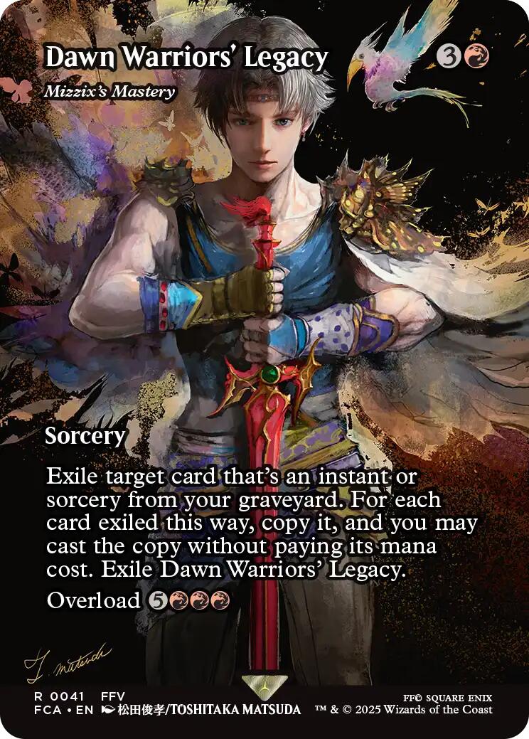 Dawn Warriors' Legacy - Mizzix's Mastery (Showcase) [FINAL FANTASY : Through the Ages] | Card Citadel
