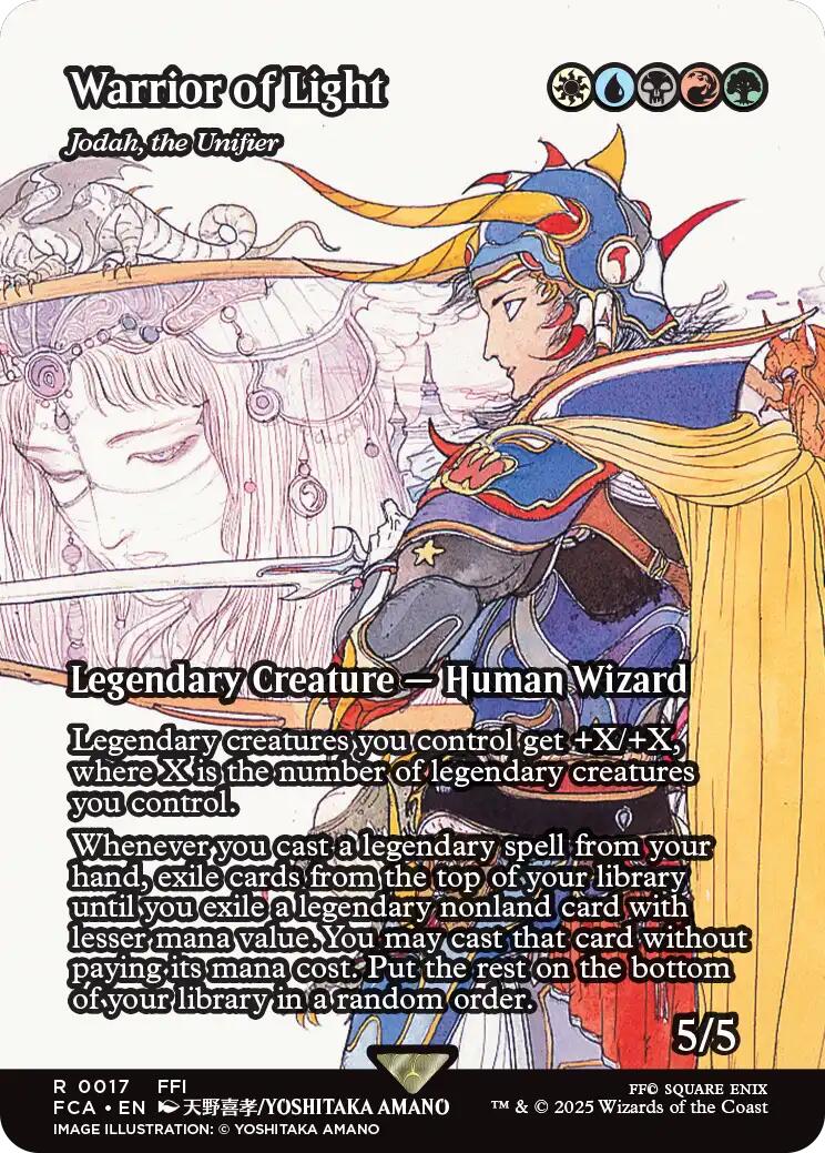 Warrior of Light - Jodah, the Unifier (Showcase) [FINAL FANTASY : Through the Ages] | Card Citadel