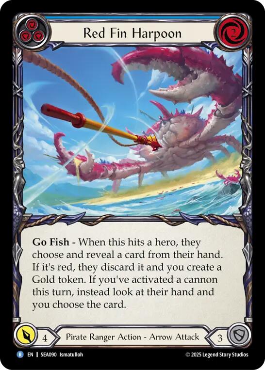 Red Fin Harpoon [SEA090] (High Seas) | Card Citadel