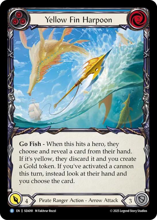 Yellow Fin Harpoon [SEA091] (High Seas) | Card Citadel