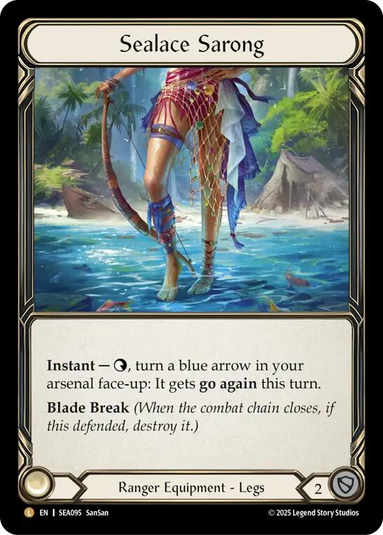 Sealace Sarong [SEA095] (High Seas)  Rainbow Foil | Card Citadel