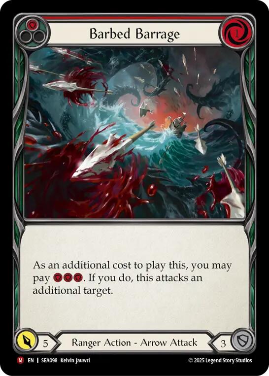 Barbed Barrage [SEA098] (High Seas) | Card Citadel