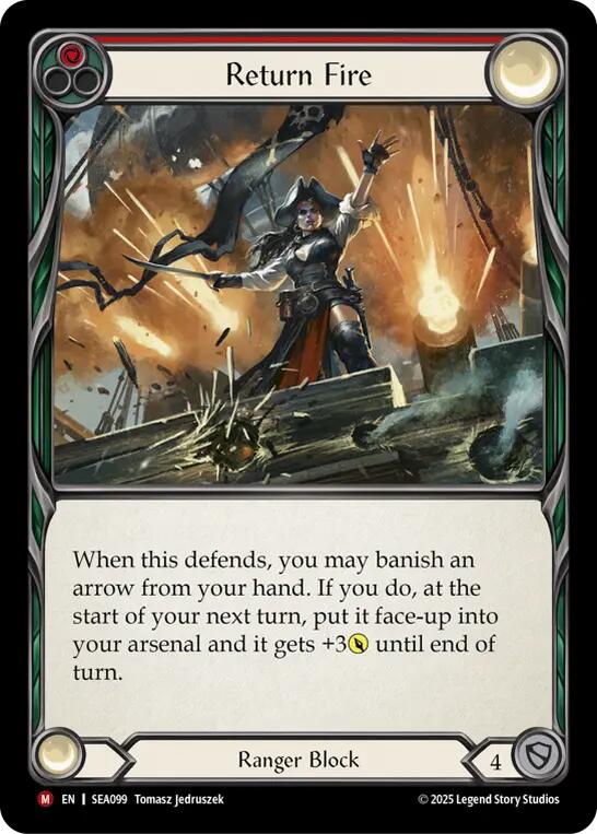 Return Fire [SEA099] (High Seas)  Rainbow Foil | Card Citadel