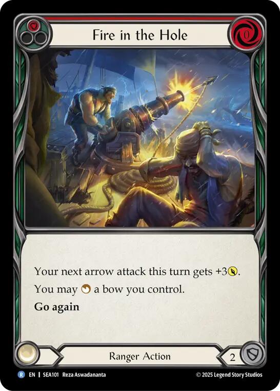 Fire in the Hole [SEA101] (High Seas)  Rainbow Foil | Card Citadel