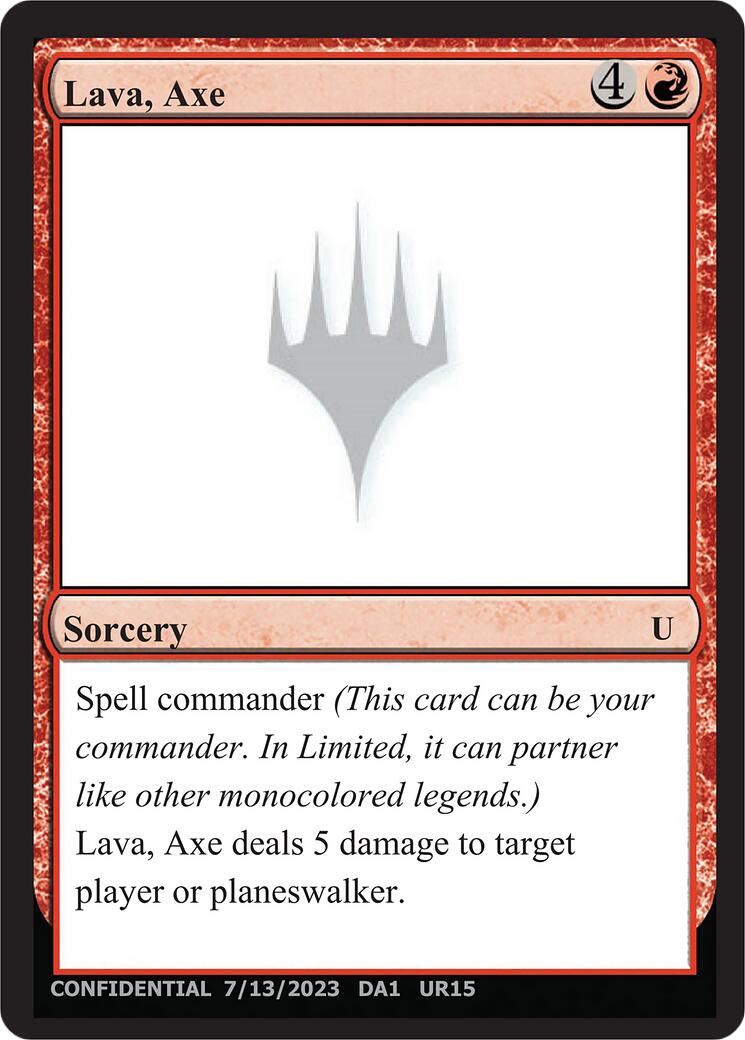 Lava, Axe [Mystery Booster] | Card Citadel