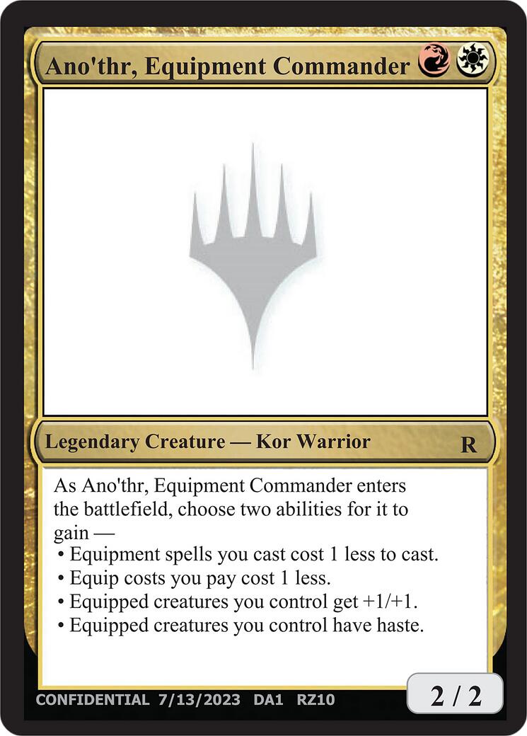 Ano'thr, Equipment Commander [Mystery Booster] | Card Citadel