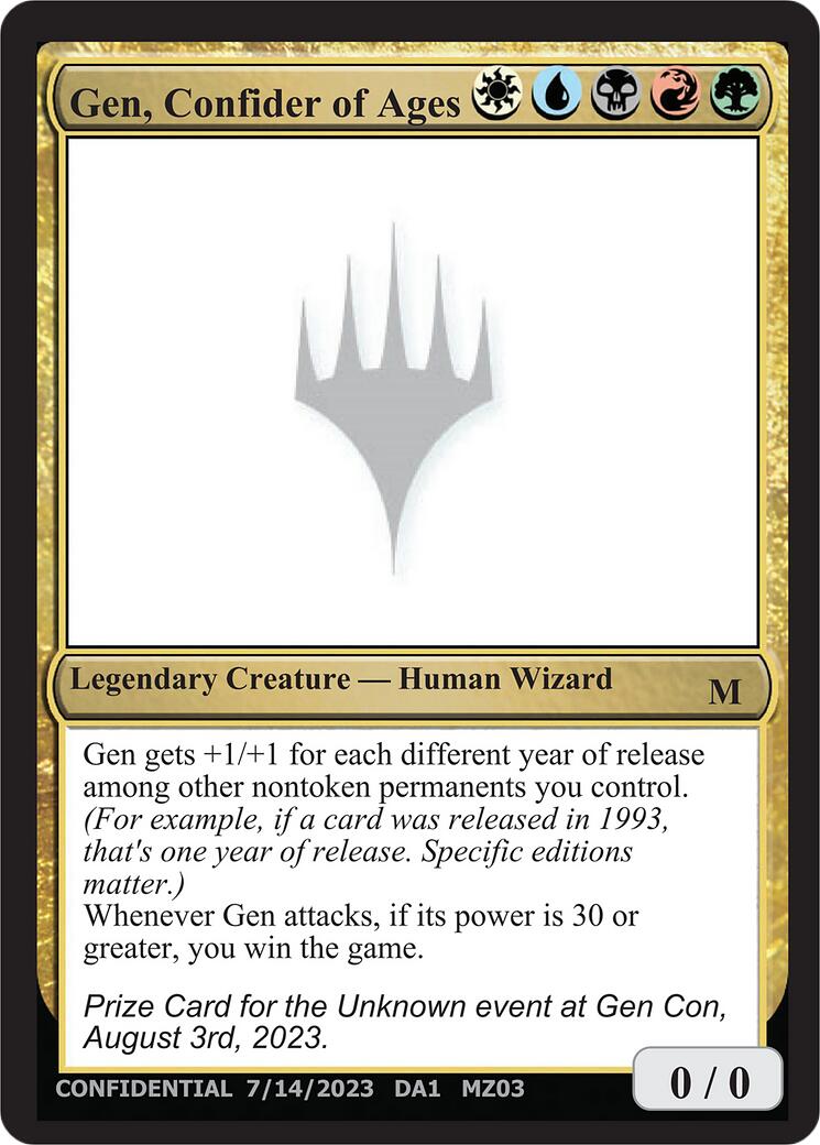 Gen, Confider of Ages [Mystery Booster] | Card Citadel