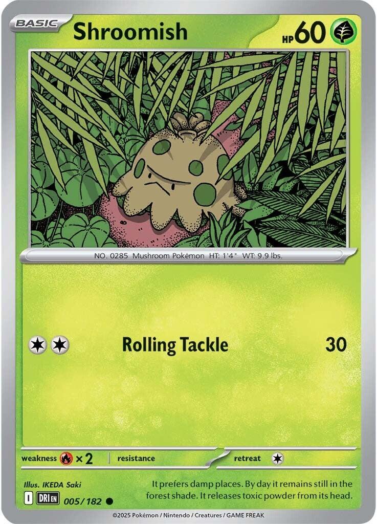 Shroomish (005/182) [Scarlet & Violet: Destined Rivals] | Card Citadel