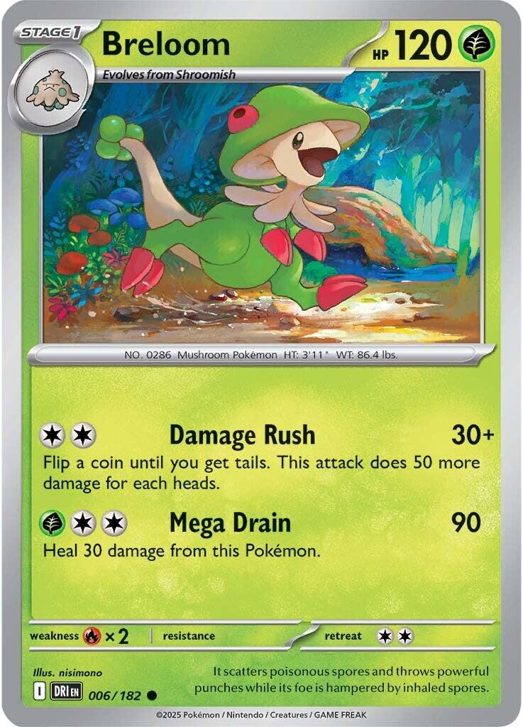 Breloom (006/182) [Scarlet & Violet: Destined Rivals] | Card Citadel
