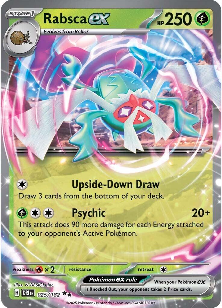 Rabsca ex (025/182) [Scarlet & Violet: Destined Rivals] | Card Citadel