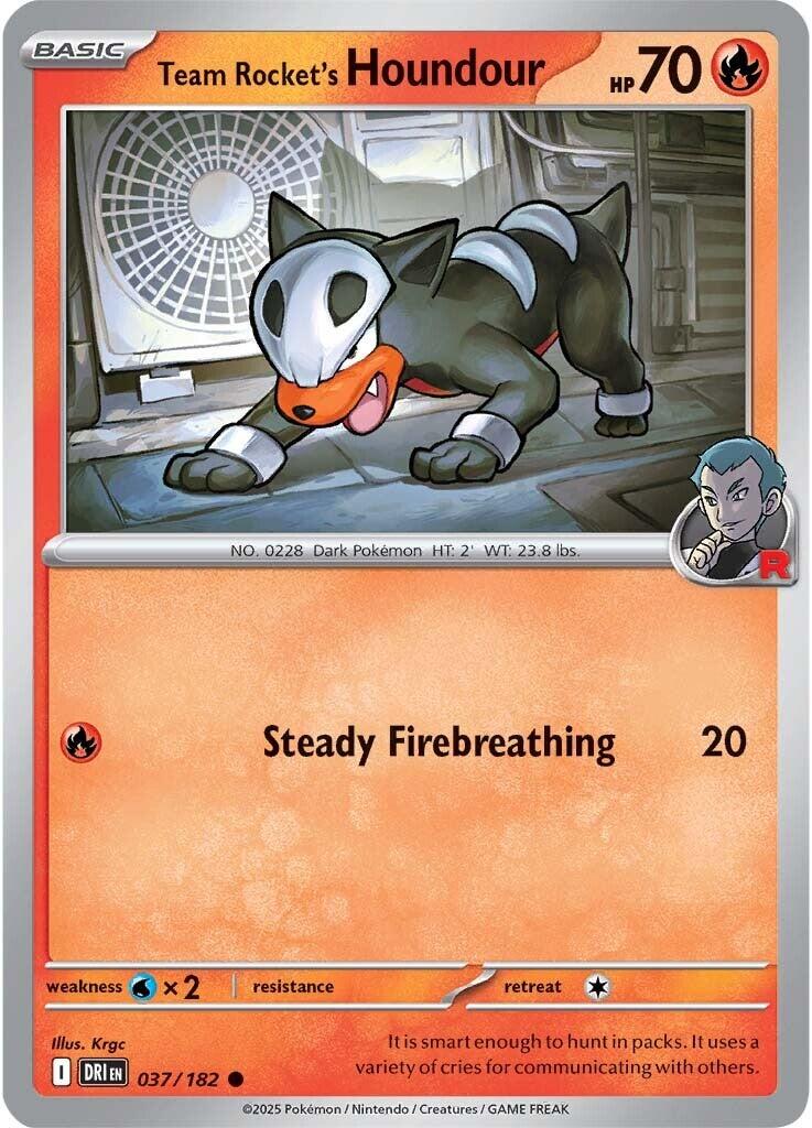 Team Rocket's Houndour (037/182) [Scarlet & Violet: Destined Rivals] | Card Citadel