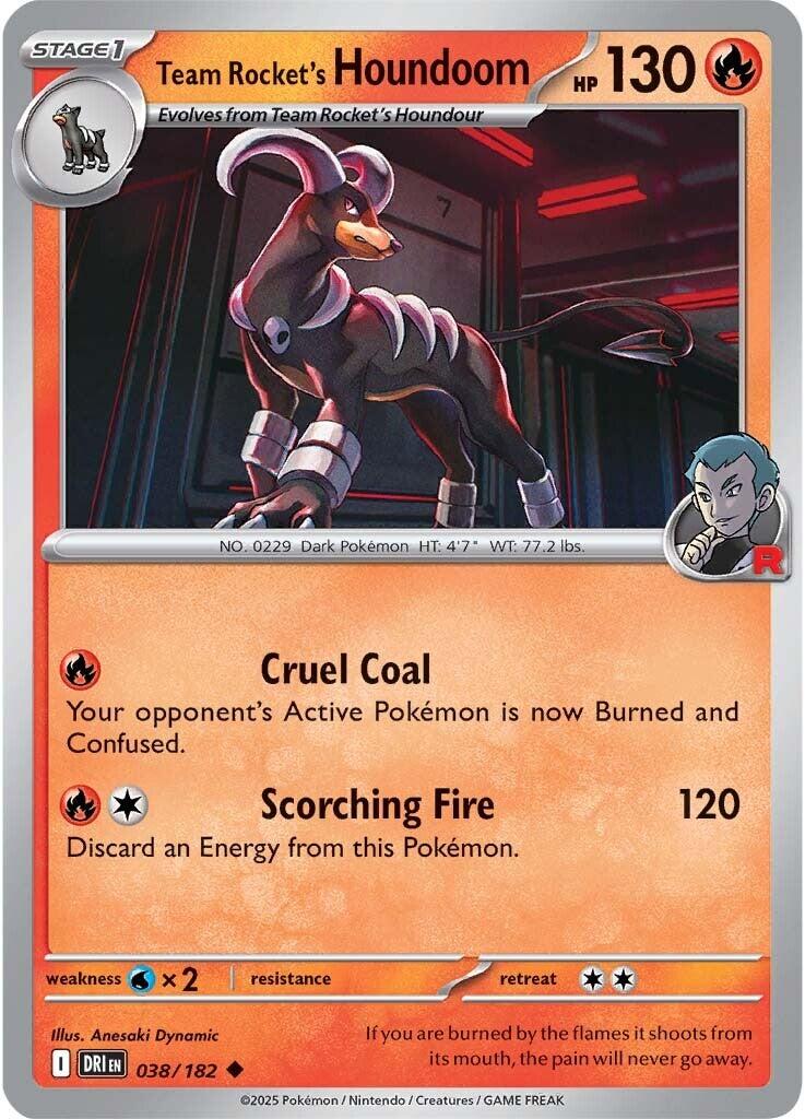 Team Rocket's Houndoom (038/182) [Scarlet & Violet: Destined Rivals] | Card Citadel