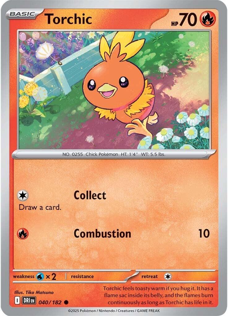 Torchic (040/182) [Scarlet & Violet: Destined Rivals] | Card Citadel