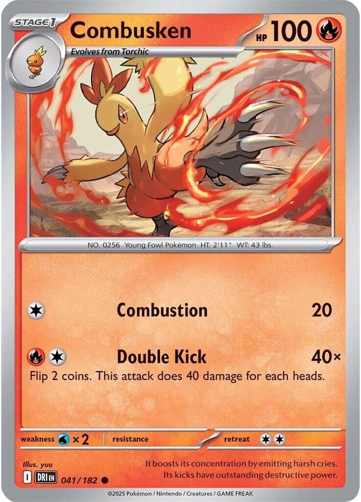 Combusken (041/182) [Scarlet & Violet: Destined Rivals] | Card Citadel