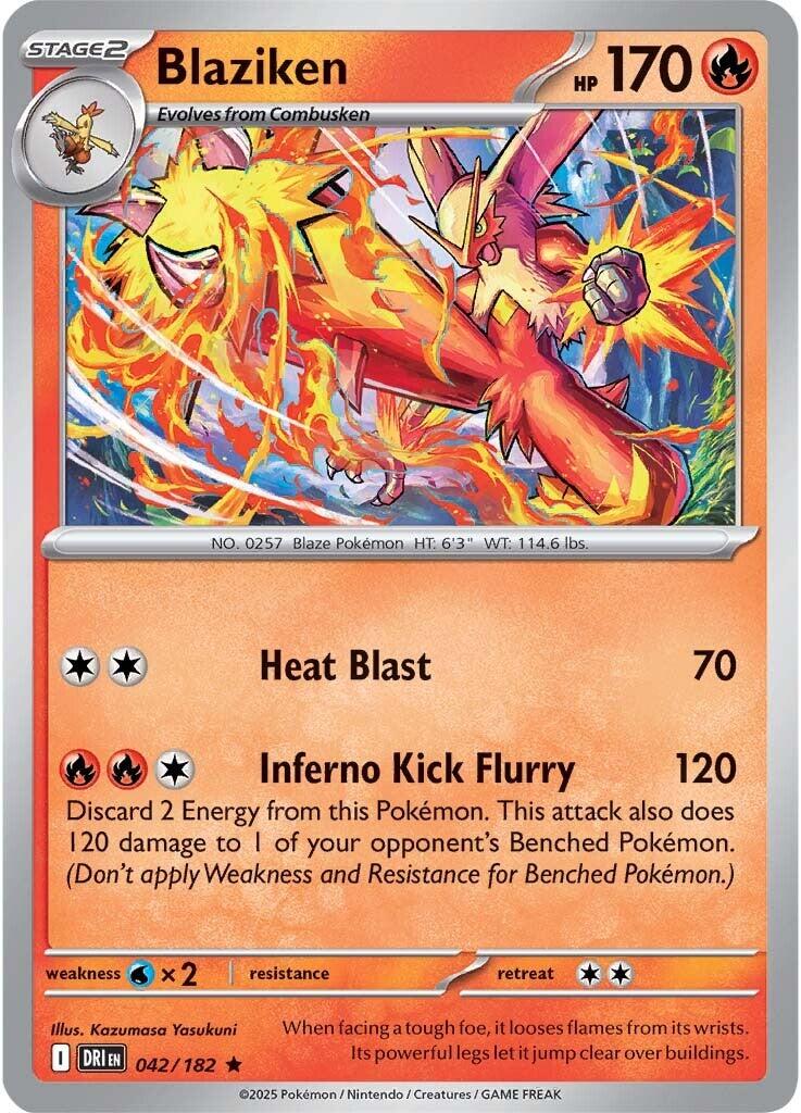 Blaziken (042/182) [Scarlet & Violet: Destined Rivals] | Card Citadel