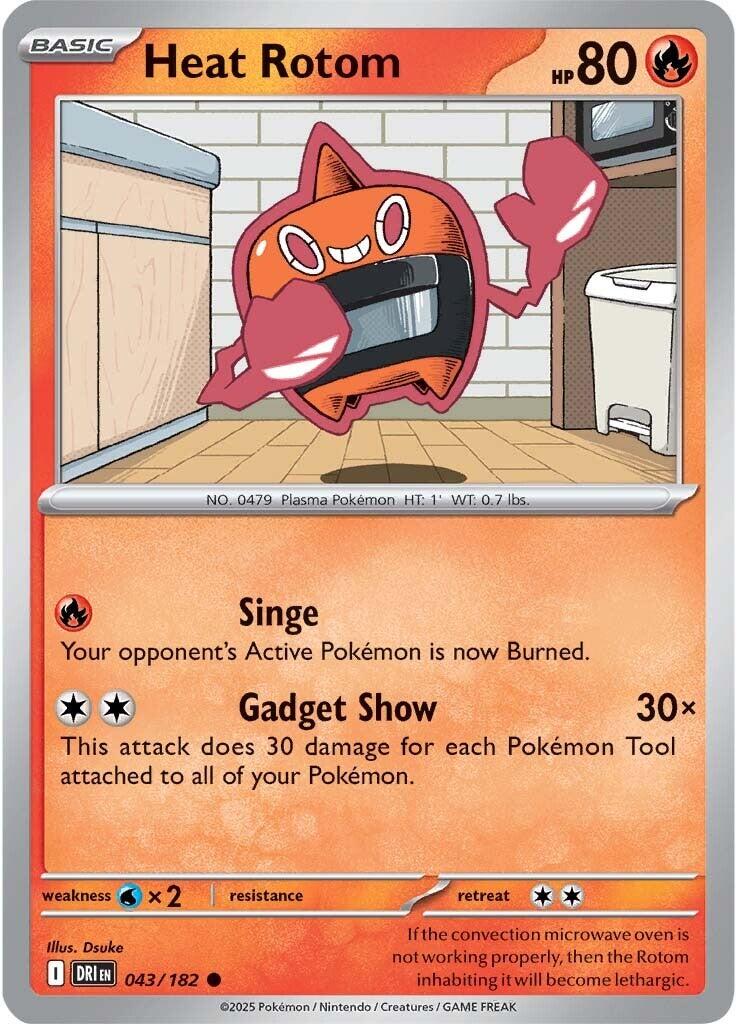 Heat Rotom (043/182) [Scarlet & Violet: Destined Rivals] | Card Citadel